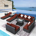 NICESOUL 13 Piece Outdoor Furniture by NICESOUL