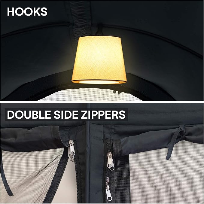 Alvantor® Bed Canopy Bed Tents 2-in-1 Dream Tents Privacy Space Twin Size - Image 7