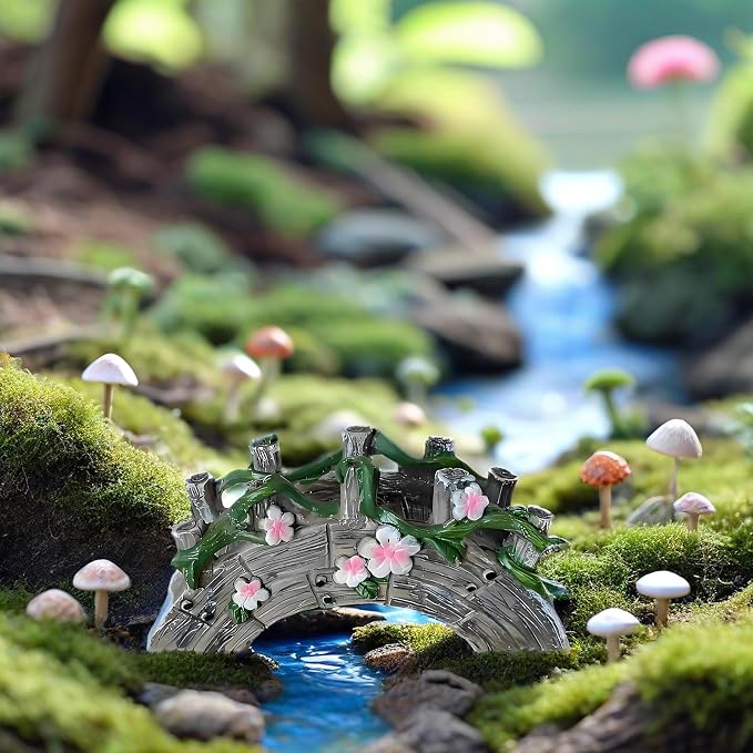 MUAMAX Fairy Garden Bridge Mini Bridge - Image 7