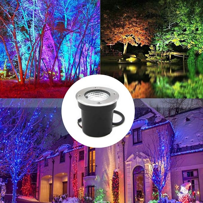 4 Pack 3w 12v Low Voltage In-ground Lights LED Landscape Light Waterproof IP67 - Image 7