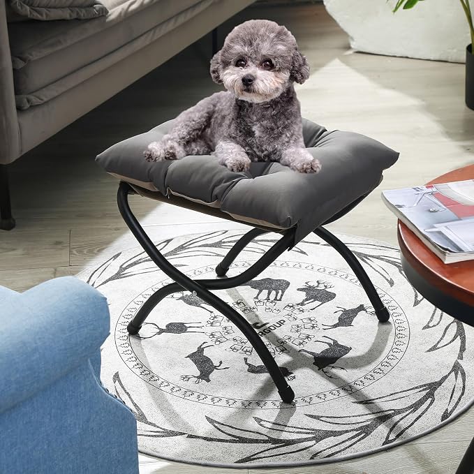 15" Foldable Foot Stool Ottoman - Image 6