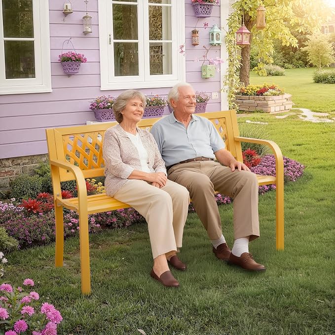 Outvita Outdoor Bench, Patio Bench - Image 9