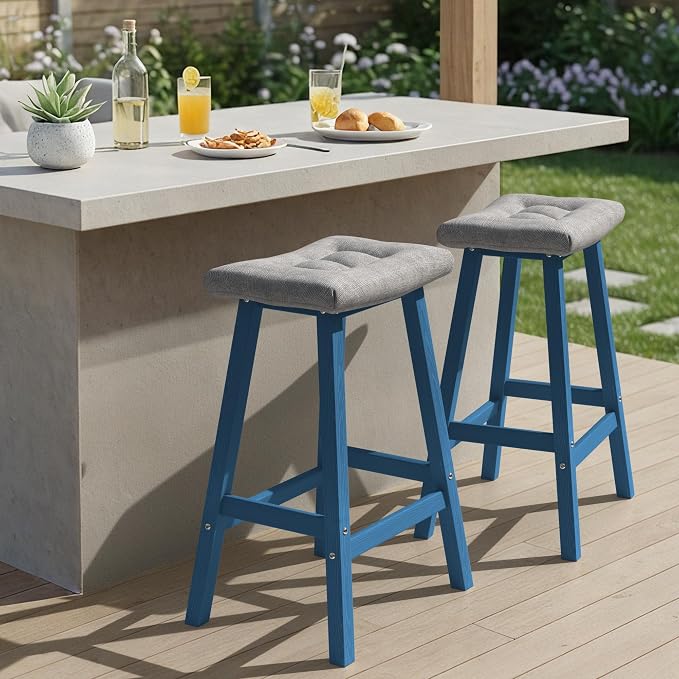 Ciokea 2 Set 29" Outdoor Bar Stools by CIOKEA