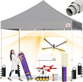 Tradesparker 10x10 Pop Up Canopy Tent, Commercial Movable Canopy by CommercialPopupCanopyRevolutionaryLightcurtainiSystem