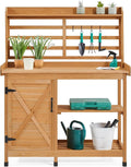 Yaheetech Outdoor Potting Bench, Large Horticulture Work Table Workstation by Yaheetech