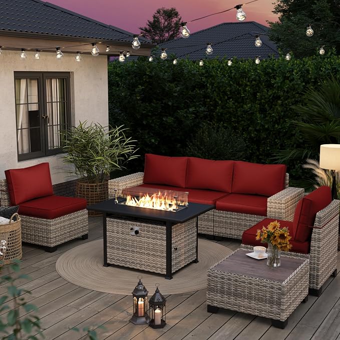 7-Piece Outdoor Patio Furniture Set - Image 9