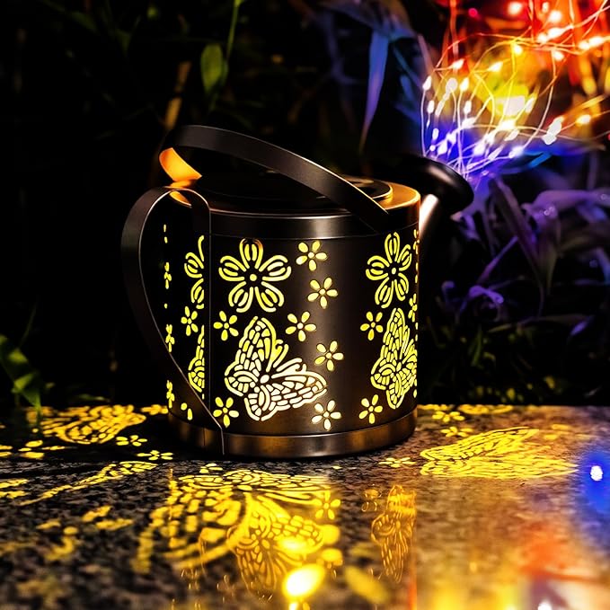 Solar Watering Can Light, Solar Lights Outdoor Decor, Garden Decor Lights - Image 5