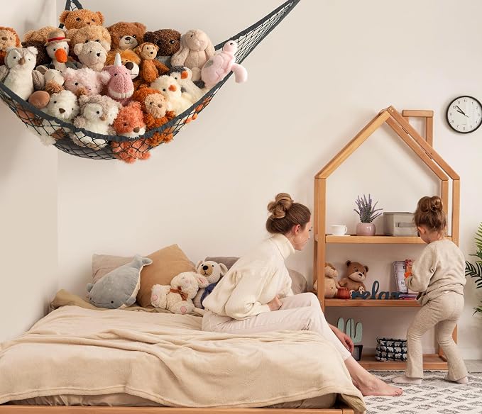 Stuffed Animal Storage Hammock Net Corner - Image 3