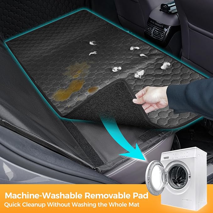 Mancro Hard Bottom Car Seat Cover - Image 8