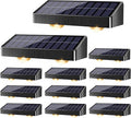 Brizled Solar Fence Lights Outdoor, 12 Pack 6 Modes 2700/4500/6500K 250ml Fence by Brizled