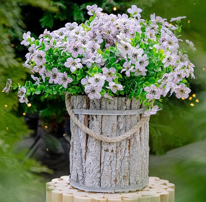 Artificial Flowers for Outdoors Fake Plants by AXYLEX