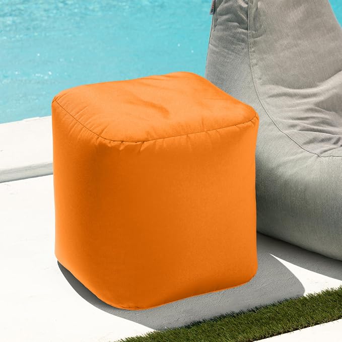 Jaxx Luckie Outdoor Patio Bean Bag Ottoman - Image 5