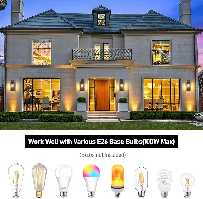 Large Size Outdoor Wall Light Fixtures, Exterior Lighting Fixtures Porch - Image 4