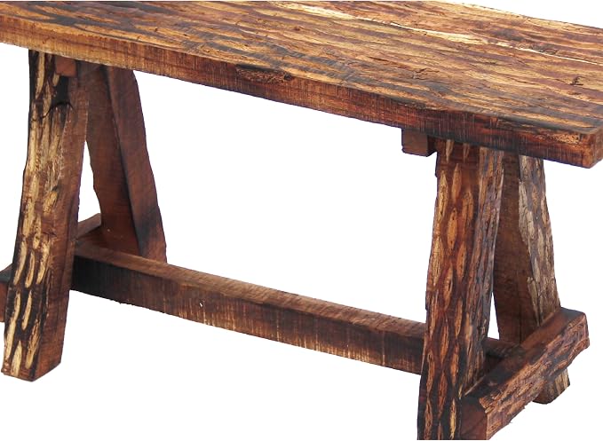 The Urban Port Wooden Garden Patio Bench - Image 10