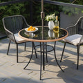 AVAWING 35.6-Inch Round Outdoor Dining Table by AVAWING