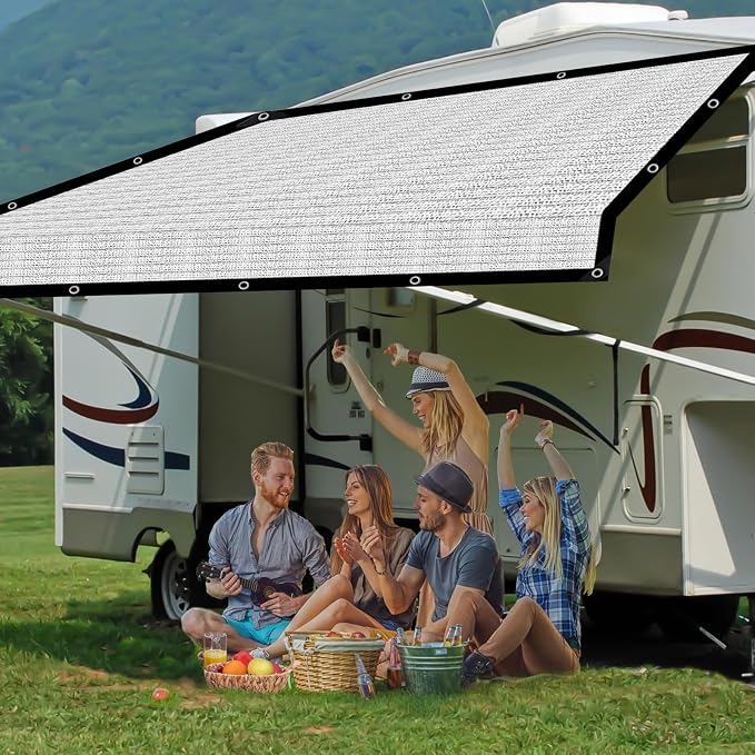 Shade Cloth-Thickened and Encrypted 80% Aluminum Shade Cloth - Image 5