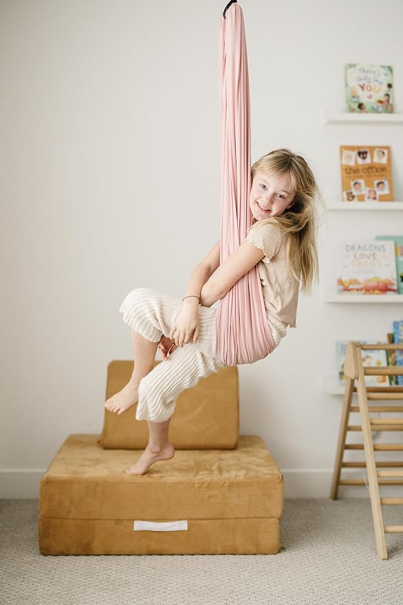 Marlowe & Co Indoor Outdoor Double Layer Cotton Sensory Compression Swing - Image 5