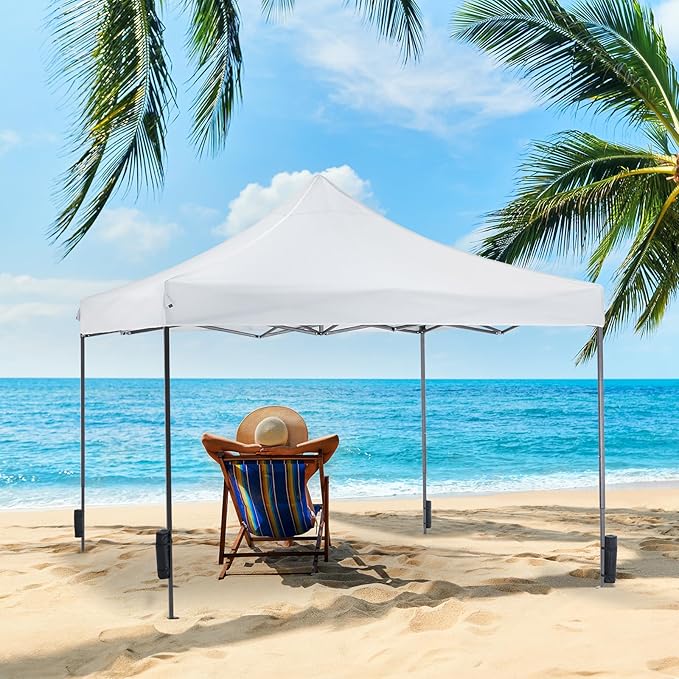 NEWBULIG 10x10 FT Pop Up Canopy Easy Up Tents - Image 5