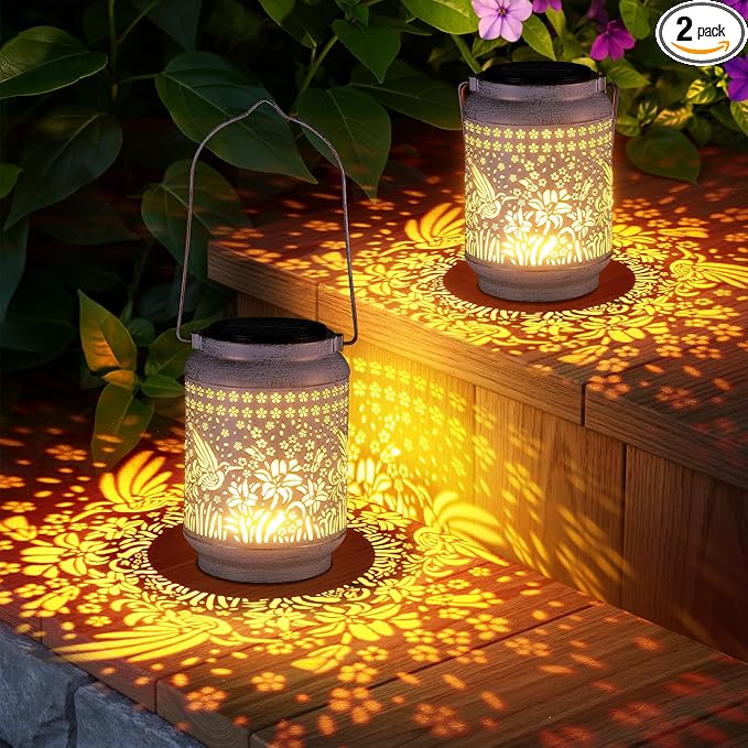KOOPER Solar Lanterns Outdoor Waterproof Christmas Gifts by KOOPER