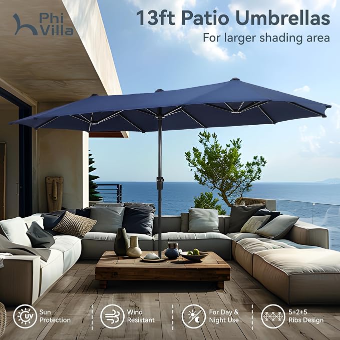 PHI VILLA Outdoor Patio Dining Set - Image 7