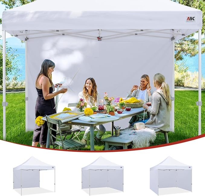 ABCCANOPY Instant Canopy SunWall 10x10 FT, 1 Pack Sidewall Only, No Frame or Top - Image 5