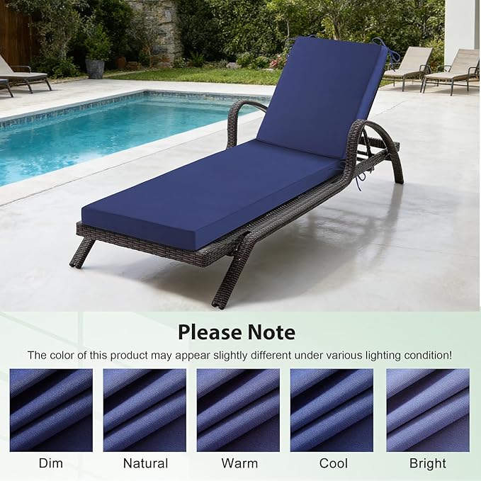 Chaise Lounge Cushions Outdoor, Outdoor Chaise Cushion - Image 7