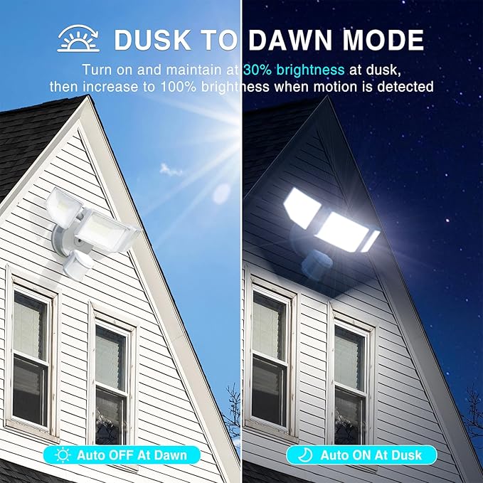 85W LED Security Lights Motion Sensor Light Outdoor, 8500LM Dusk to Dawn - Image 6