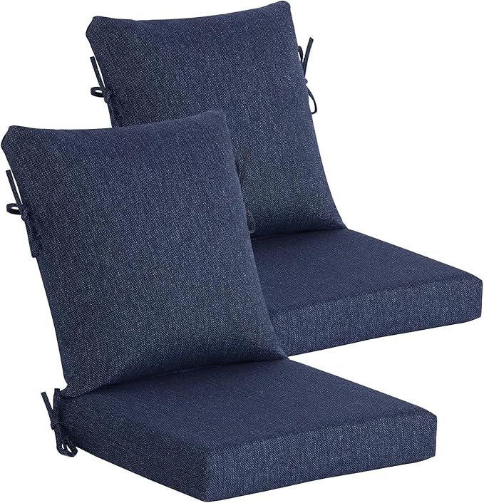 Goodgoods 20 x 42 Outdoor Patio Chair Cushion 2-Pack, 1000+Hours Fade-Resistant by Goodgoods