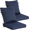 Goodgoods 20 x 42 Outdoor Patio Chair Cushion 2-Pack, 1000+Hours Fade-Resistant by Goodgoods
