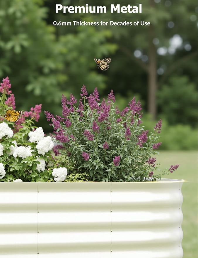 GarveeLife 6x3x2 ft Galvanized Raised Garden Bed - Image 7
