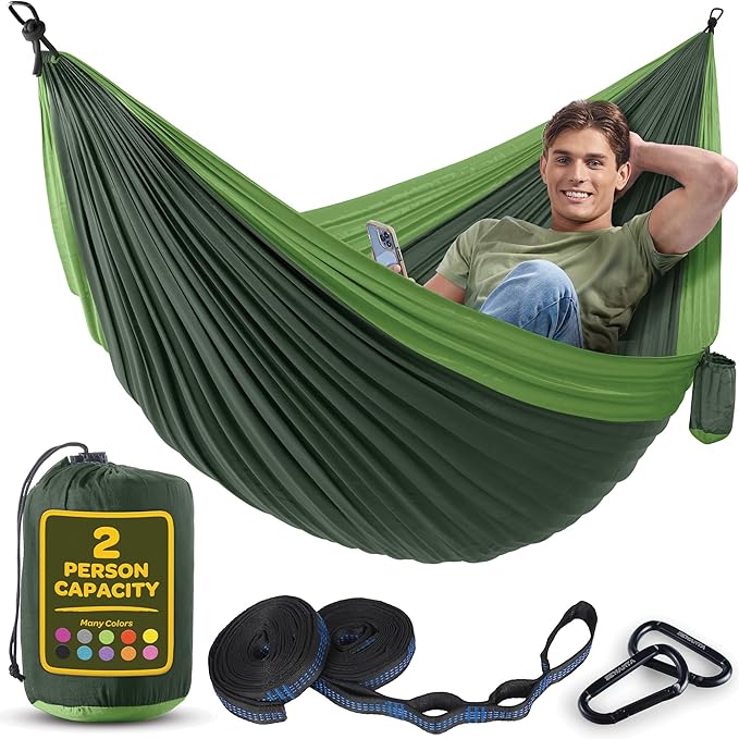 Durable Hammock 500 lb Capacity, Nylon Camping Hammock Chair by Sewanta