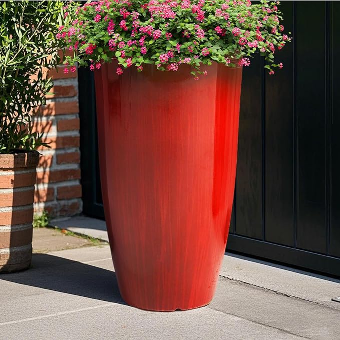 Worth Garden 23.5" H. Large Plastic Planters - Image 8