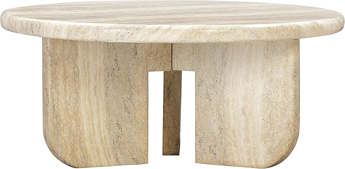 Tov Furniture Patrizia Concrete Round Coffee Table - Image 3