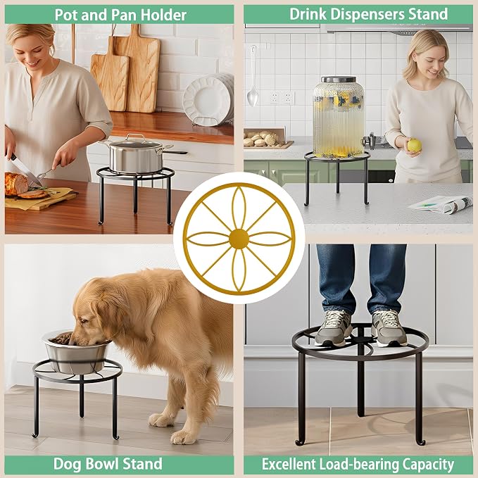 5-Pack Metal Plant Stand Indoor Anti-Rust Flower Display Stand Heavy Duty - Image 6