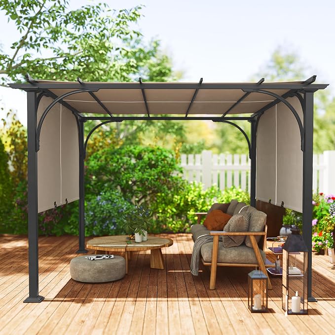 Outsunny 10' x 10' Patio Pergola - Image 6