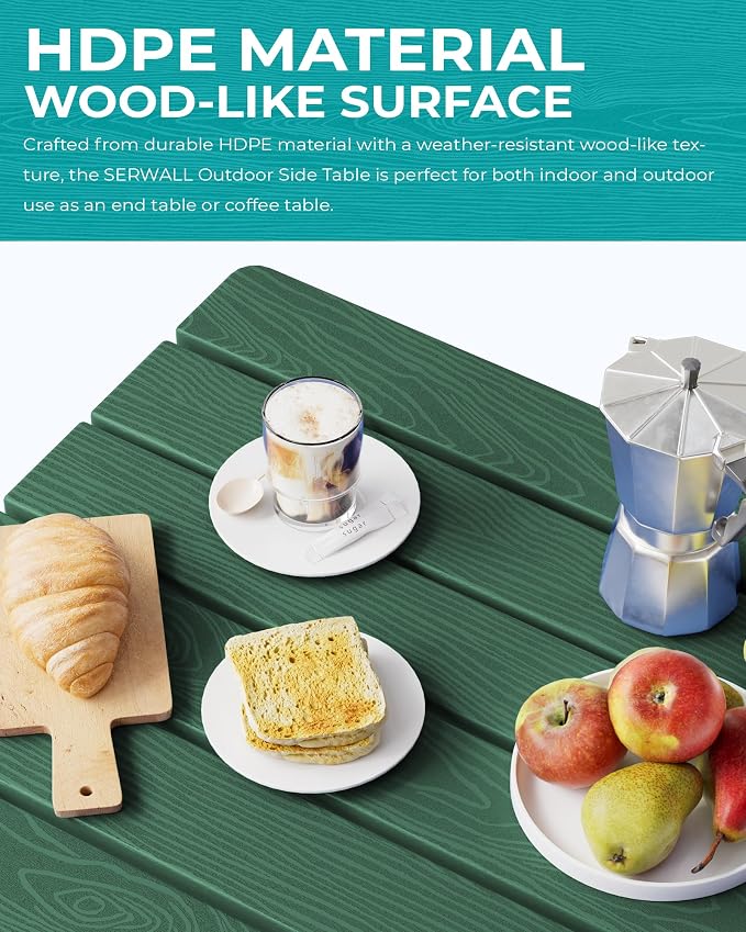 SERWALL Portable Folding Outdoor Side Table - Image 4
