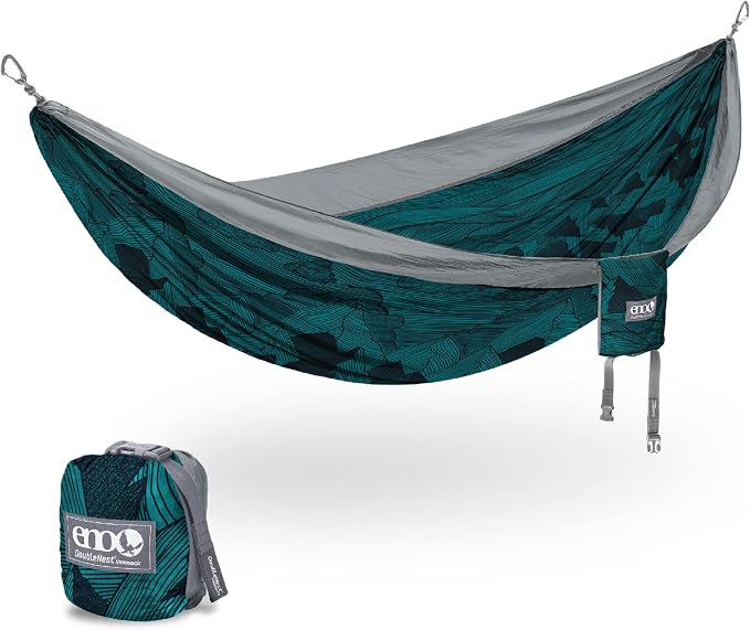 ENO, Eagles Nest Outfitters DoubleNest Lightweight Camping Hammock, 1 to 2 by EaglesNestOutfitters