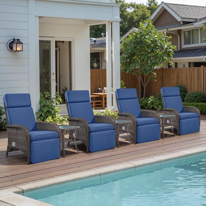 Belord 7 Piece Wicker Patio Furniture Set - Image 2