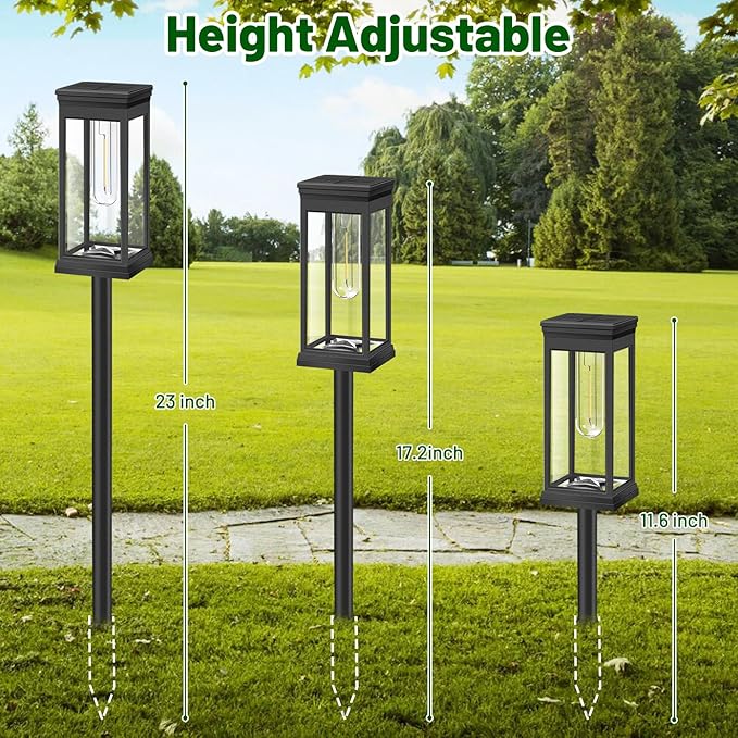 BesLowe Solar Pathway Lights Outdoor, Super Bright Outside Lights - Image 6