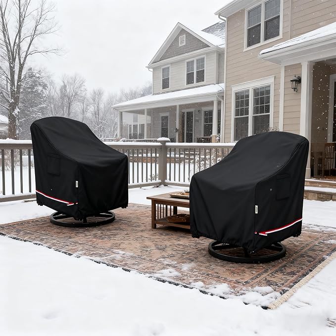Patio Chair Covers for Outdoor Furniture Waterproof 2 Pack, Heavy Duty - Image 7