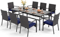 PHI VILLA 9 Pieces Outdoor Dining Set by PHIVILLAThepioneerofcomfortablehouseholdsupplies