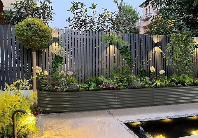 A ANLEOLIFE 5-Pack 6X2X1.5ft & 12X3X1.5ft Deep Root Galvanized Raised Garden - Image 5