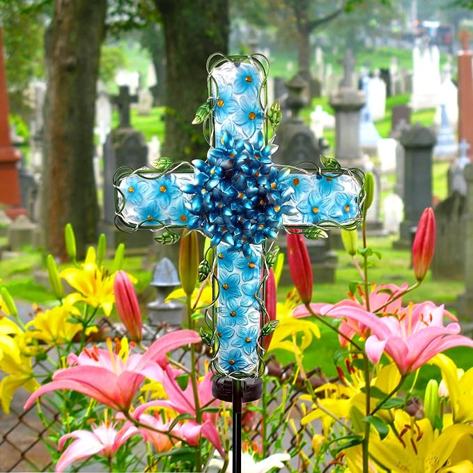 Solar Cross Garden Lights Outdoor Decorative - Image 6