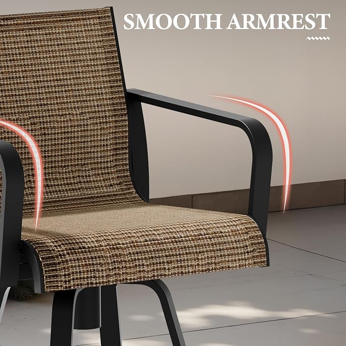 Crestlive Products Outdoor Swivel Bar Stools - Image 6