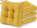 BETU Chair Cushions for Dining Chairs Set of 4, 3.5" Thick Kitchen Table Chair by BETU