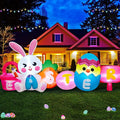 MICOCAH 8 FT Long Easter Inflatables Outdoor Decorations, Inflatable Painting by MICOCAH