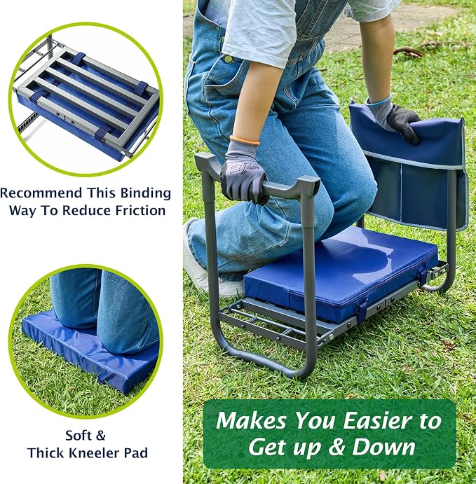 ikkle 838LB+ Capacity Garden Kneeler and Seat - Image 6