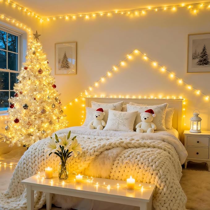 JMEXSUSS 800 LED Christmas Lights Outdoor Indoor String Lights - Image 2