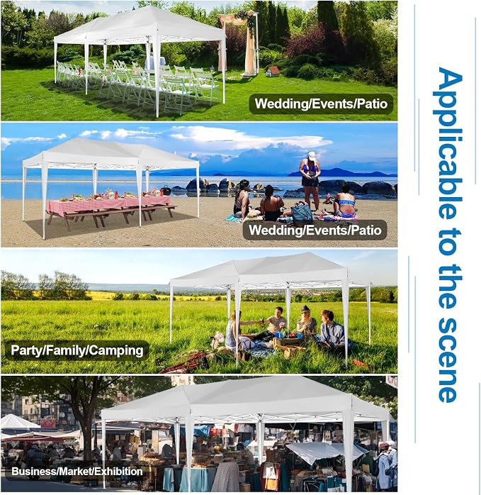 COBIZI Canopy 10x20 Pop Up Canopy Tent - Image 9