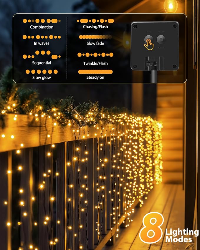 Brightown 4 Pack Solar String Lights - Image 4